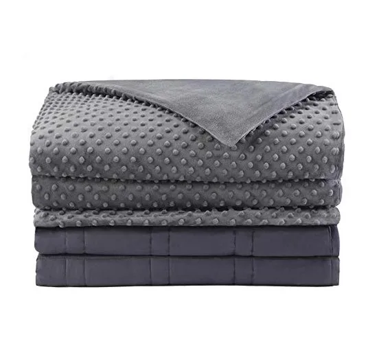 Высокое качество, заводская цена, поставка из Китая, Minky 7lbs супер мягкое теплое утяжеленное одеяло для потери веса