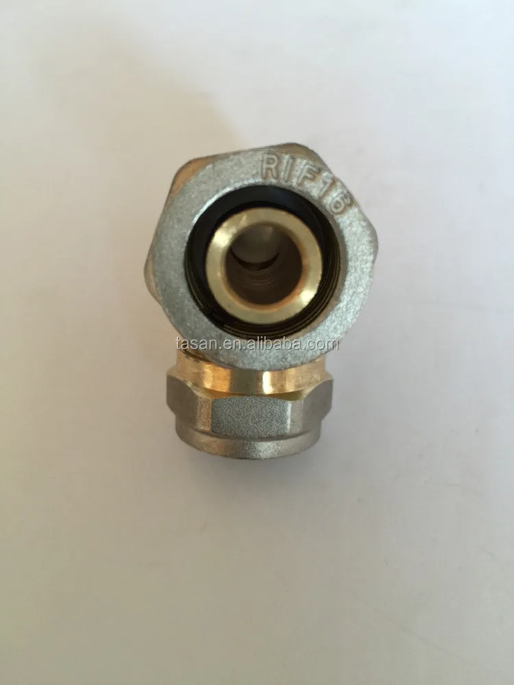 S6201B Brass tee female 3 way copper elbow pex pipe fitting