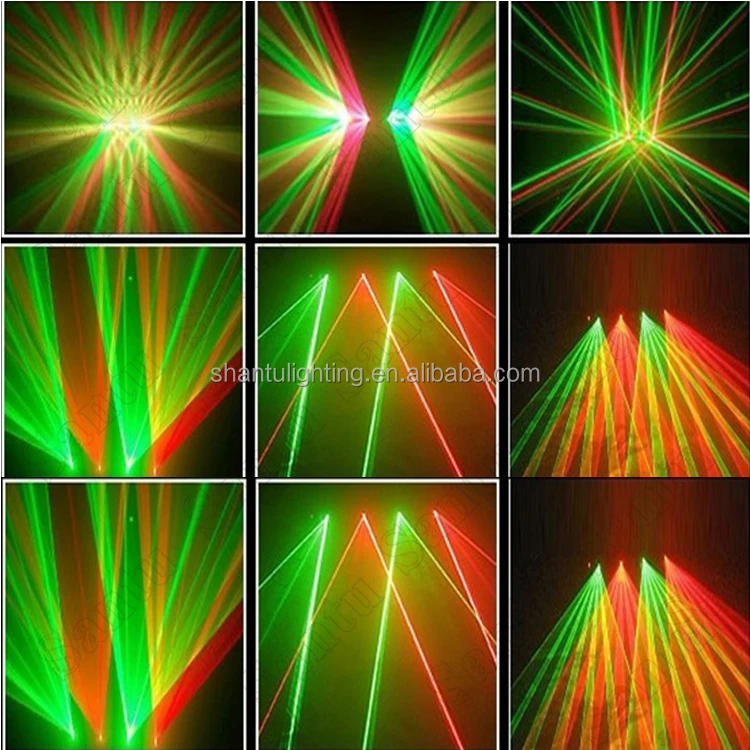 Baisun brand wholesale Stage Lighting RG Four Head DJ Disco Lighting Laser Light