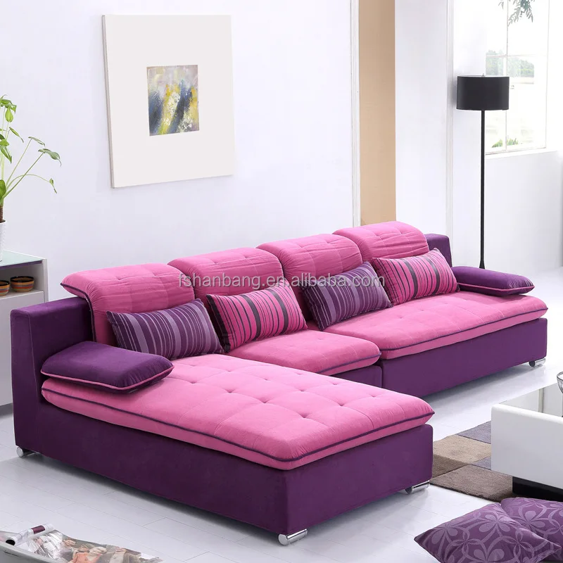 Hotsales Trendy Modern Design Living Room Fabric Sectional Sofa Set