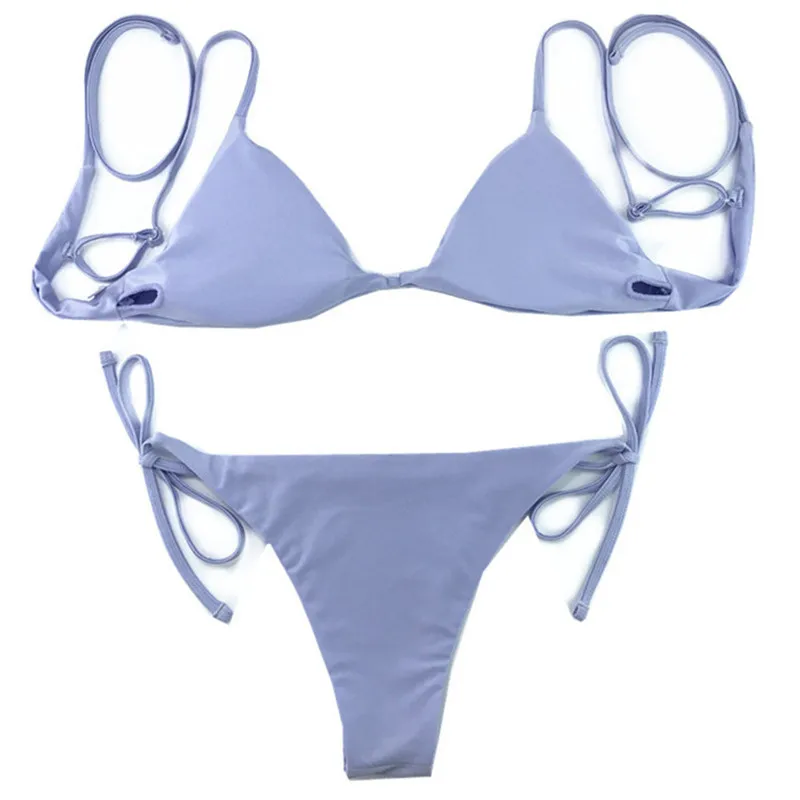 Cikini Bikini Set 2021  Fashion Swimsuit Triangle Bikini Women  Summer Swimsuit