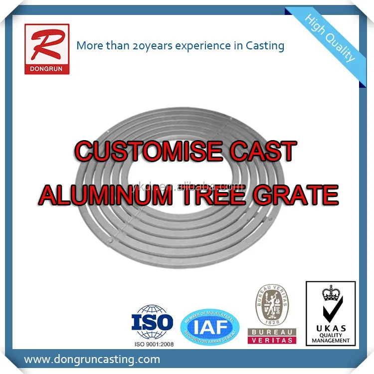 die casting product Chinese aluminum casting manufacture supply OEM casting tree grate with high quality exhaust manifold