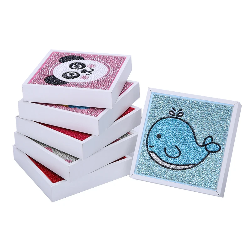 Популярный дизайн, алмазная живопись с полным заполнением, Белая Мини-рамка, холст, искусство, алмазная живопись