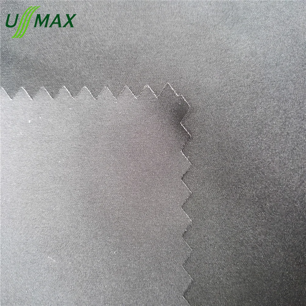 
50d*50d waterproof PU coated cotton feel imitated memory for jackets down wear fabric 