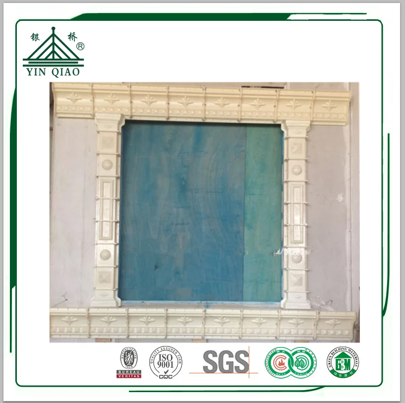 Door Window Trim Mouldings Plastic Window Frame Moulds For Grc Concrete