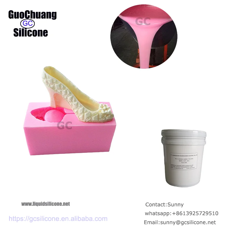 shoe sole molds making two parts silicone rubber liquid supply