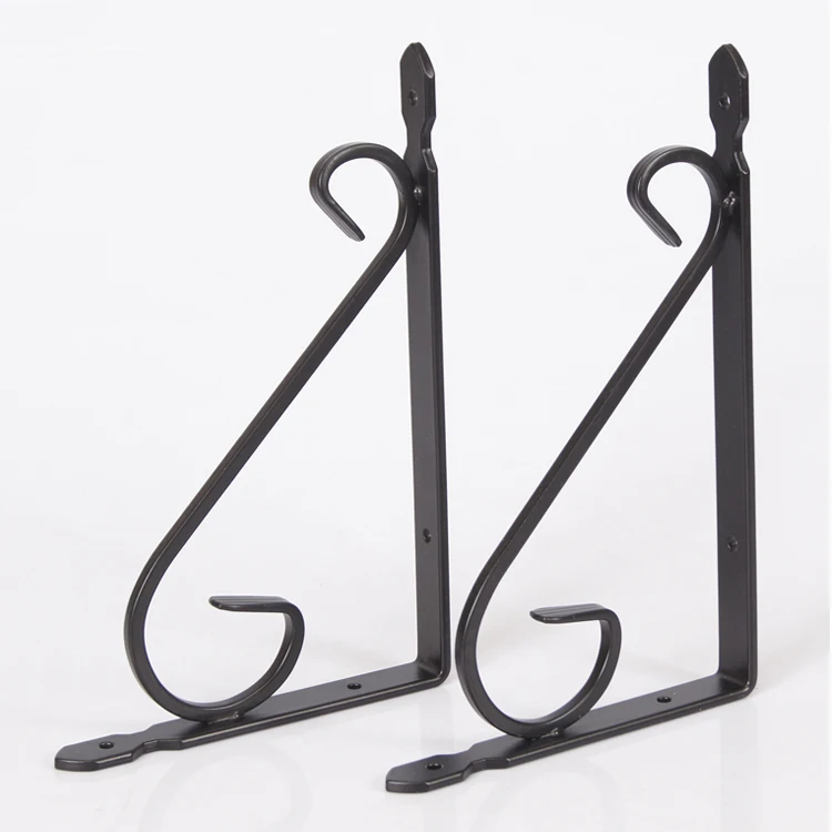 
Home indoor metal decorative cast iron brackets for shelf 