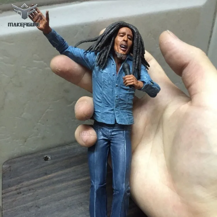 toy factory custom human pvc action figure toy,  Reggae  Bob marley pvc figure, customization memorable human model figurine