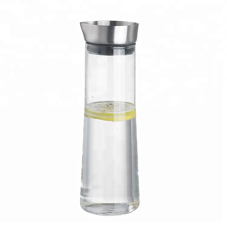 New Design Ice Tea Jug Glass Water Jug With Borosilicate Glass Pitcher