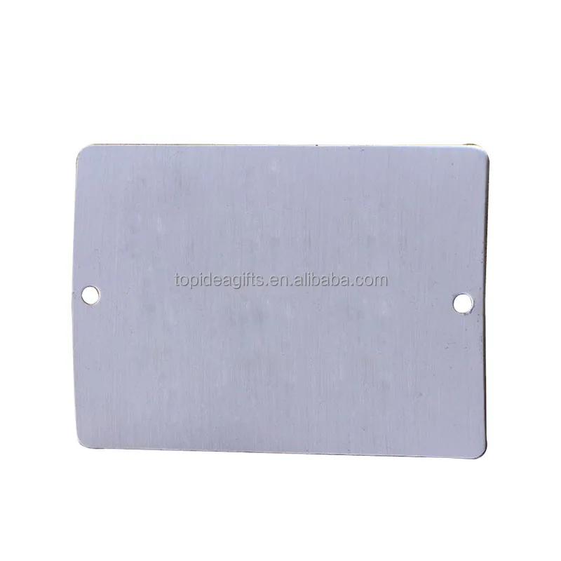 Sublimation Blank Aluminum Metal Plate Rectangle Shape Metal Plaque Blanks