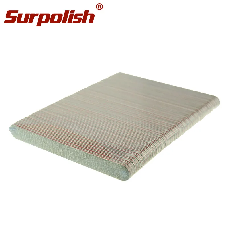 Custom Logo Professional Zebra 100/100 100/150 100/180 Nail Files For Acrylic UV Gel Nails