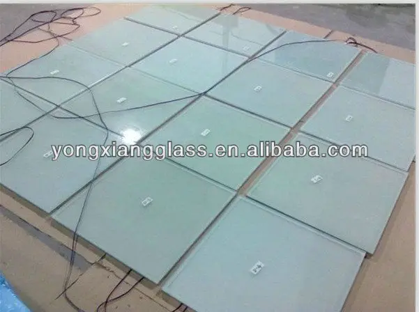Crushed tempered structural glass floor