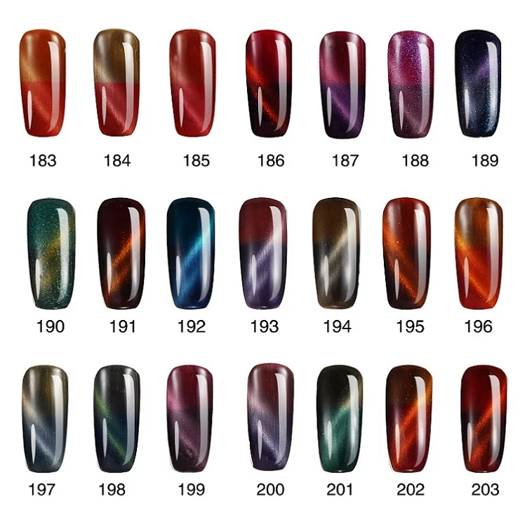 soak off thermo color changing cat eye gel polish manufacturer in bulk