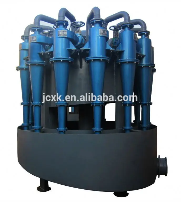 Classifier machine hydrocyclone in sedimentary type chrome ore processing