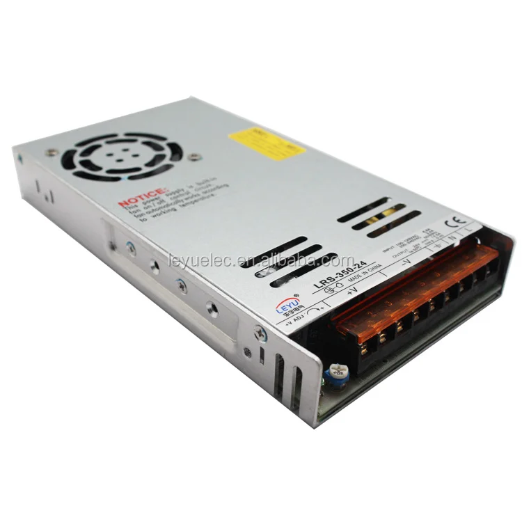 AC to DC slim type 350w 24vdc power supply whoes model number is LRS-350-24 48v dc switching power supply