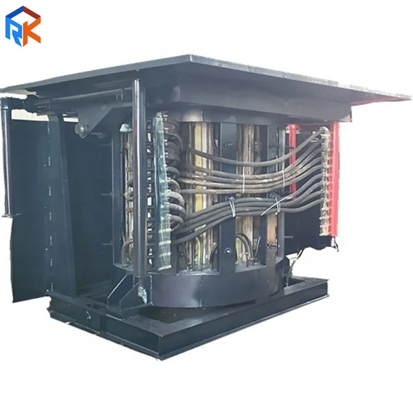 series inverter 550KWH 4T steel frame intermediate frequency furnace induction melting steel machine