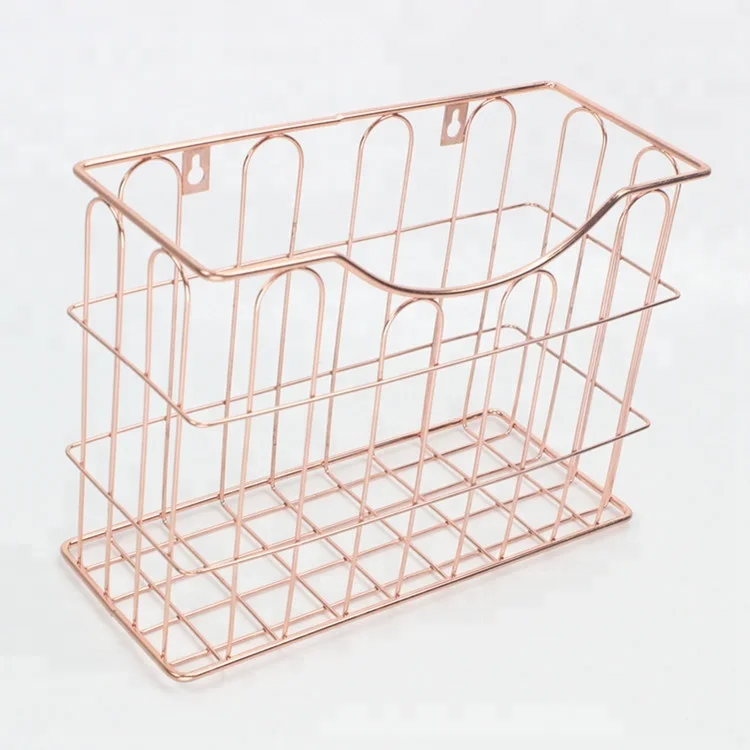 550-97E 2019 новейший розовый Золотой металлический органайзер для офисного стола для хранения файлов магазинов