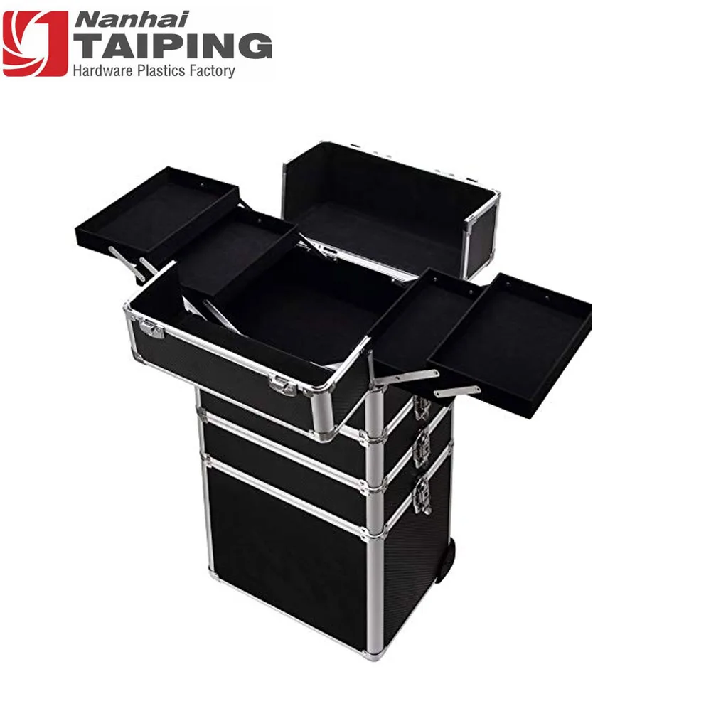 Aluminium Hairdressing  Makeup Beaty Cosmetics Trolley Case