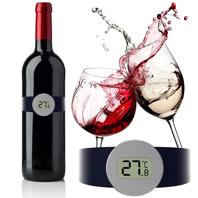 Digital Thermometer for Champagne and Wine Bottle