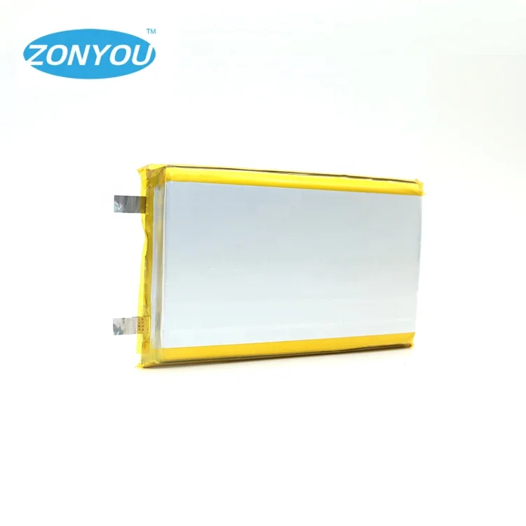 
Small Size with High Capacity Rechargeable 10Ah 1060100 10000mAh 3.7V Li Polymer Lipo Battery 