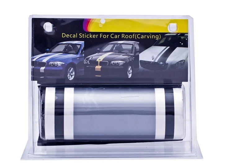 Carlas Car Body Racing Stripes Cover Sticker Roof Line Stickers PVC Decoration Car Sticker