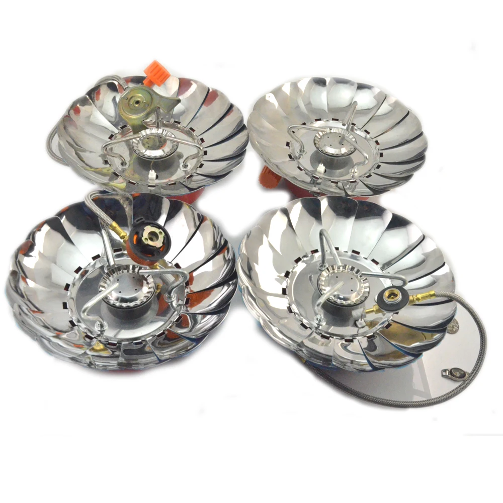 backpack tactical Portable Collapsible Lotus Windproof Outdoor Backpacking Gas Camping Stove