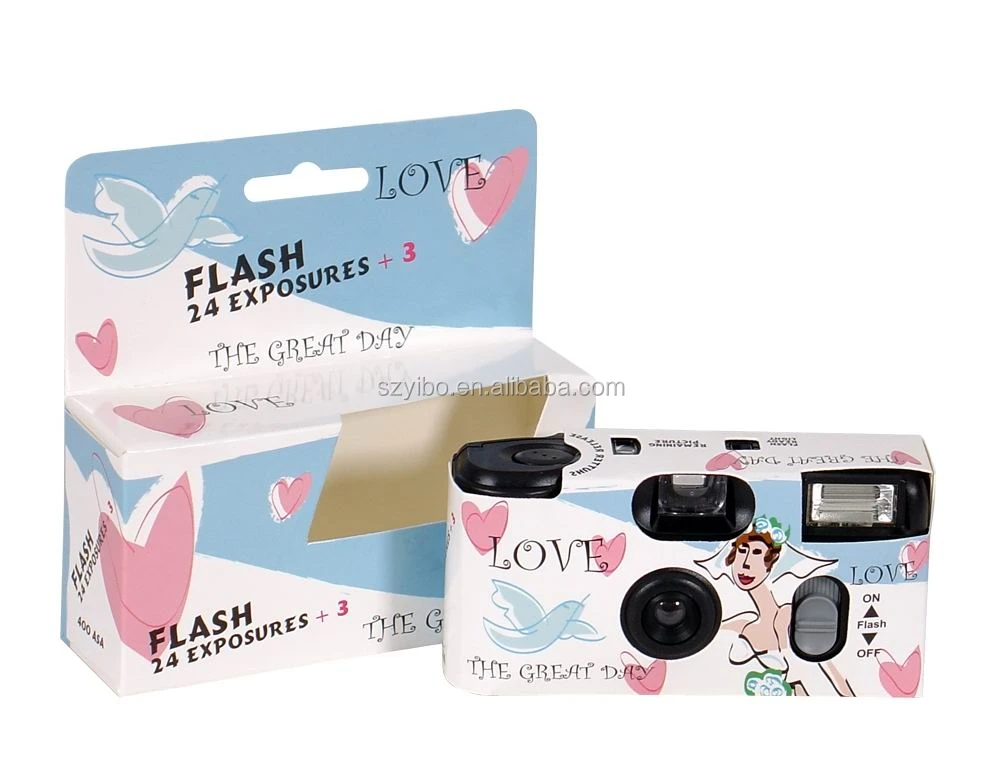 
Wedding/Celebration/Party Camera-35MM Wholesale Disposable Cameras with Fuji 200ASA film and built-in D&G Battery 