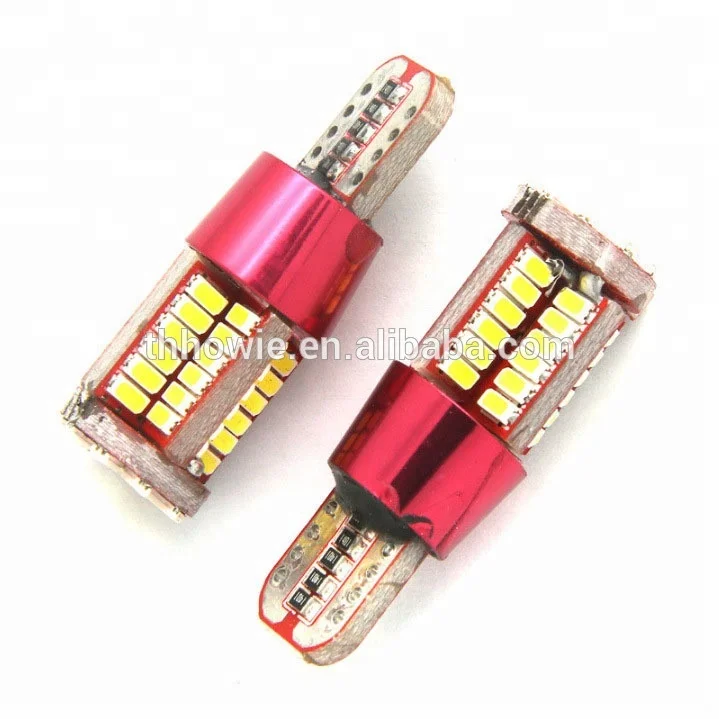Car Led Dome Light 3014 Chip 57 SMD Canbus T10 Bulb Socket W5W 194 168 Auto Interior Reading Lamp Error Free DC 12V