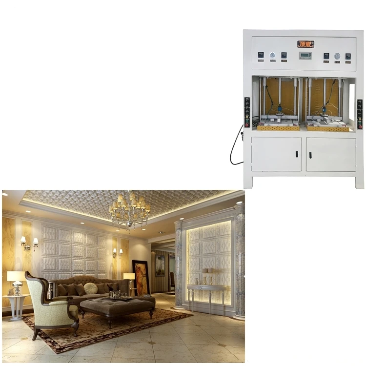 leather pu 3d wall panel making machine