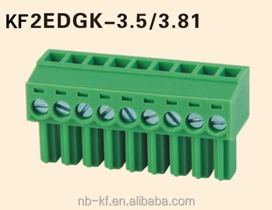 plug-in terminal block connector pitch3.5/3.81mm