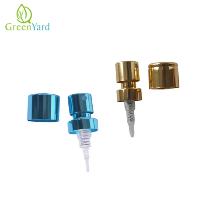 Aluminium Metal Black Crimp Perfume Spray Pump For Fragrance Bottle