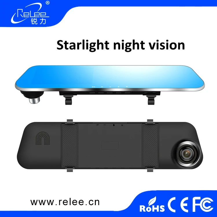 4.19 inch Car Dvr Rearview Mirror Camera 170 Degree Car DVR with Dual Lens