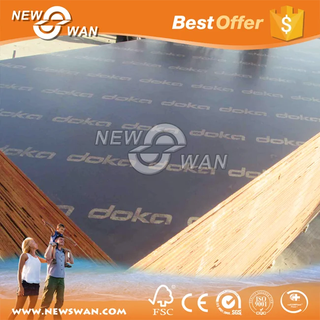 
Concrete Plastic Formwork 15mm Shuttering Plywood Plate 