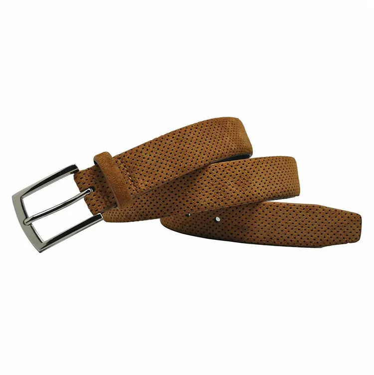Custom Fashion Genuine Leather Cow Hide Suede Belts for Men