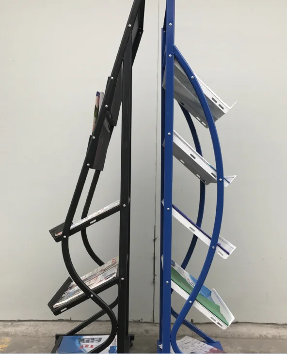 Promotion anituque metal newspaper /metal magazine rack for sale