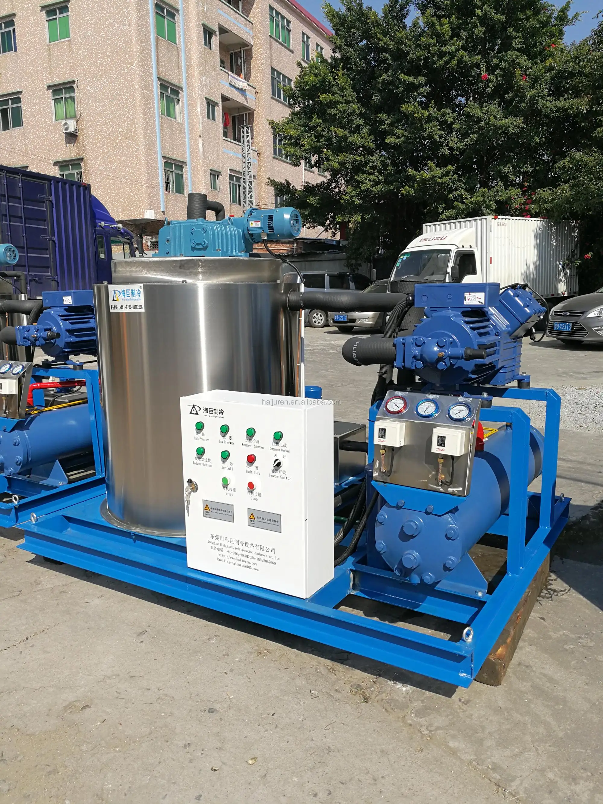 snow ice machine used in the  seafood restaurant equipment