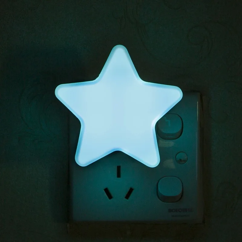 Wholesale Custom Promotional Gift LED Star Decoration Electric Night Light