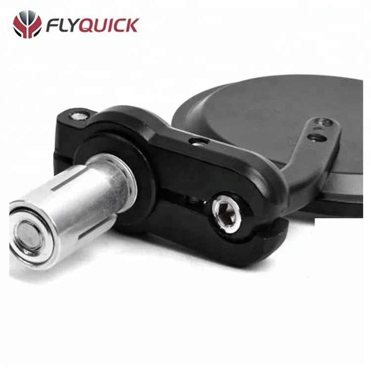 Black Motorcycle Handlebar Bar End Mirror