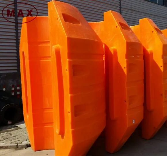 Polyurethane foal filled floater, plastic used pontoon floats for boats