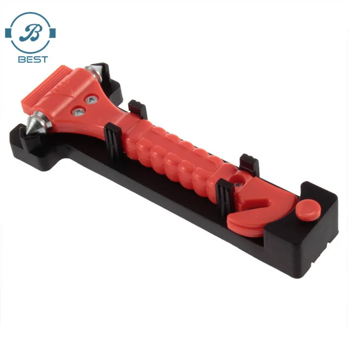 2020 Car Seat Safety Belt Cutter Bus Hammer with Holder