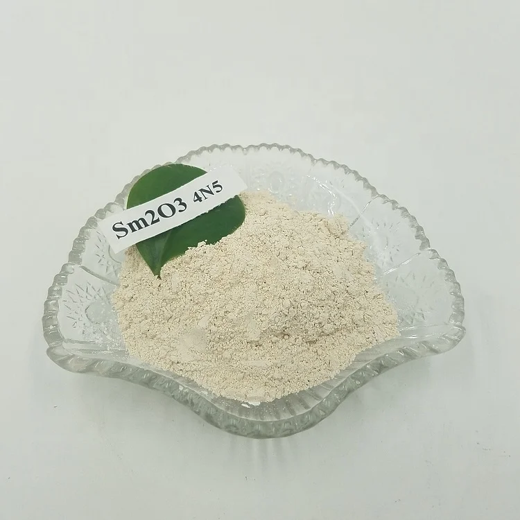 Suoyi  99.95 99.99% Price of Samarium Oxide  Samaria Cas No. 12060-58-1  used for electronic  devices