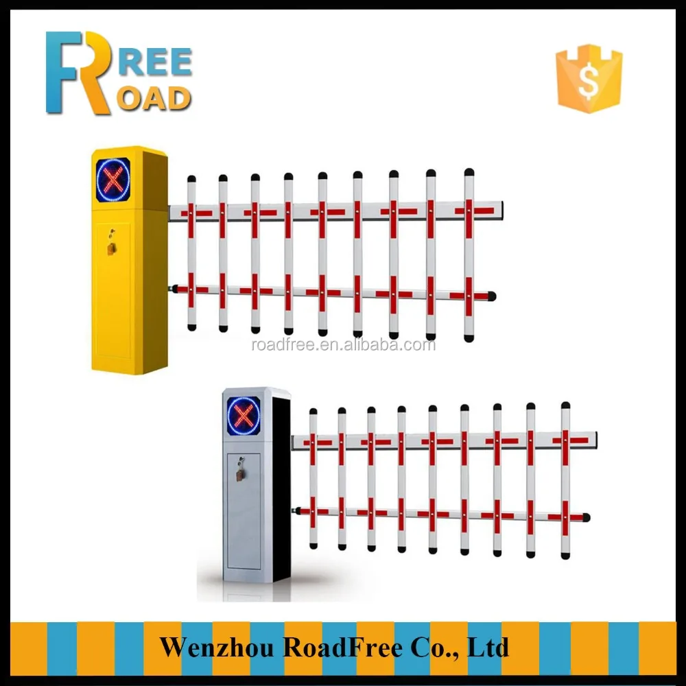 3meter length Boom barrier gate for cars parking