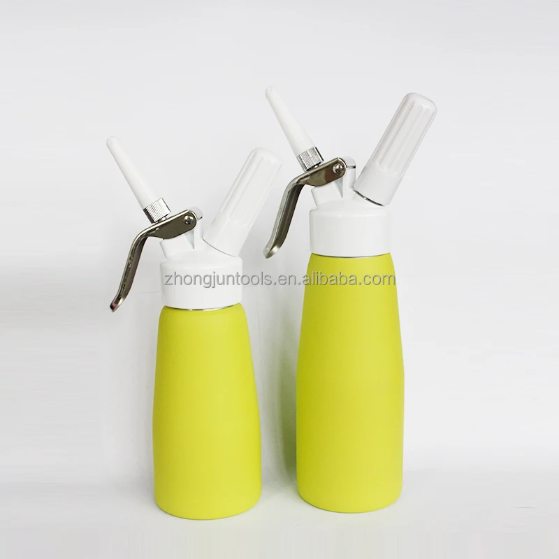
Colors Cream Dispensers cream foam gun Aluminum Cream Whipper with rubber coating 
