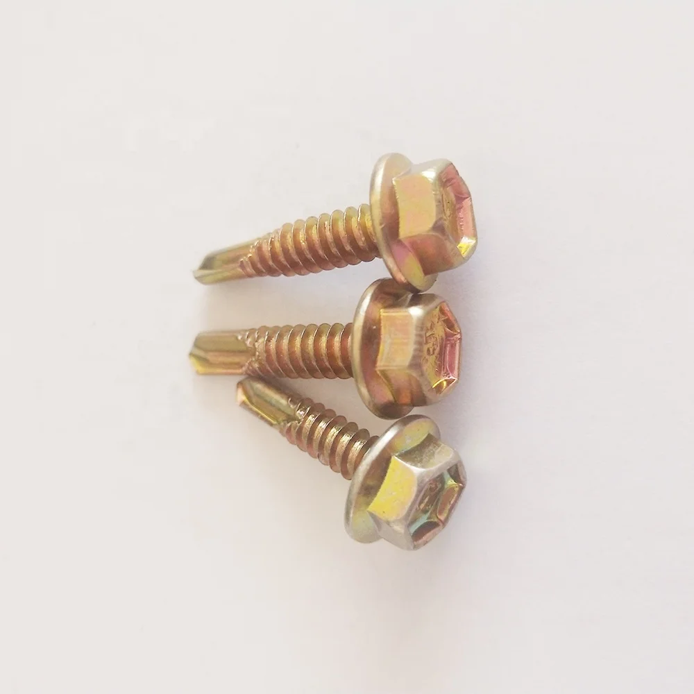 Good quality roofing screws with washer rubber sds screws Din7504k