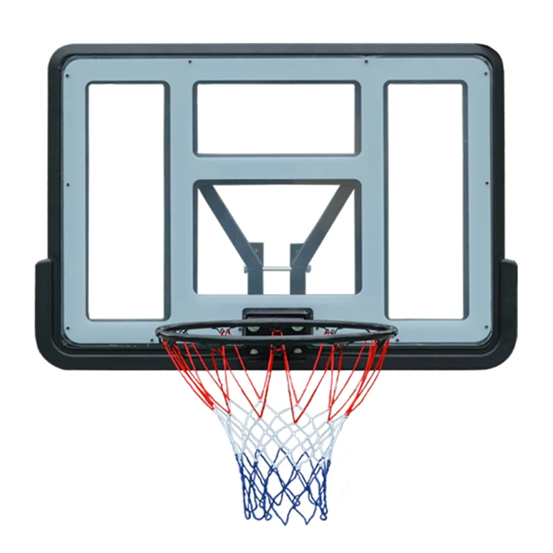 W-1007b Hot Sale Shatter Proof PC On Steel Frame Wall Door Basketball Backboard Small Basketball hoop
