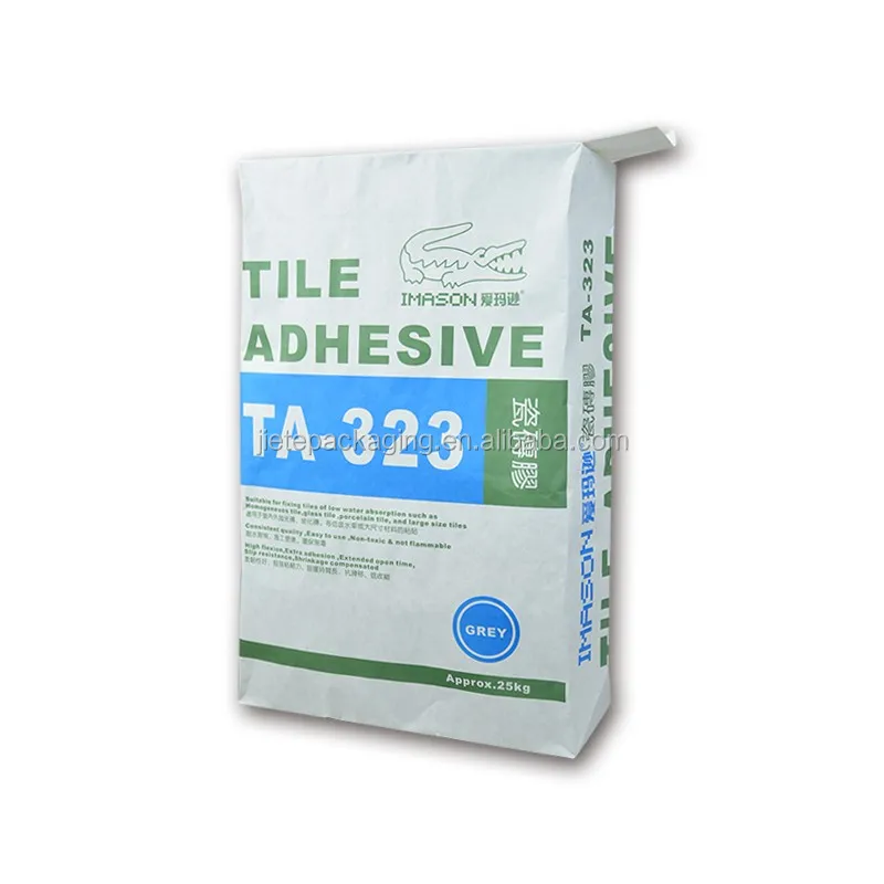 10kg 25kg flour, potato starch pack paper bag