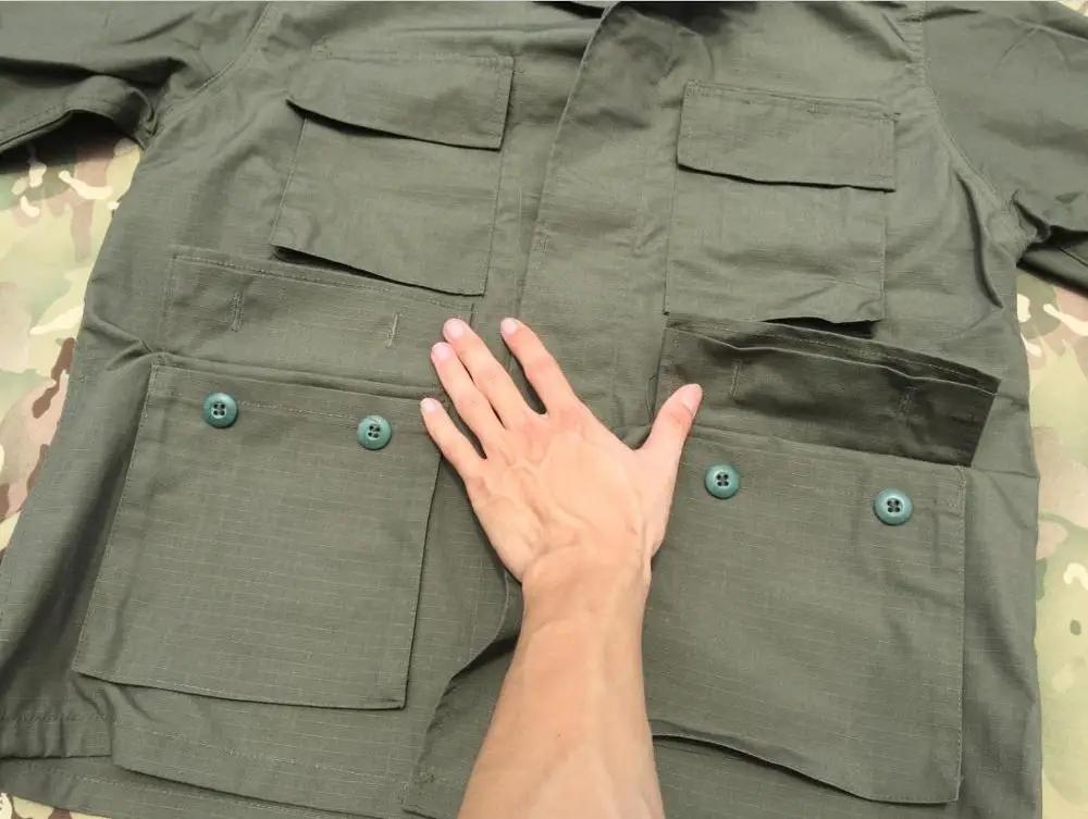 Vison армейский зеленый 4 кармана BDU костюм, одежда для мальчиков в стиле военной формы, тактическая одежда спецназ Куртка камуфляж форма
