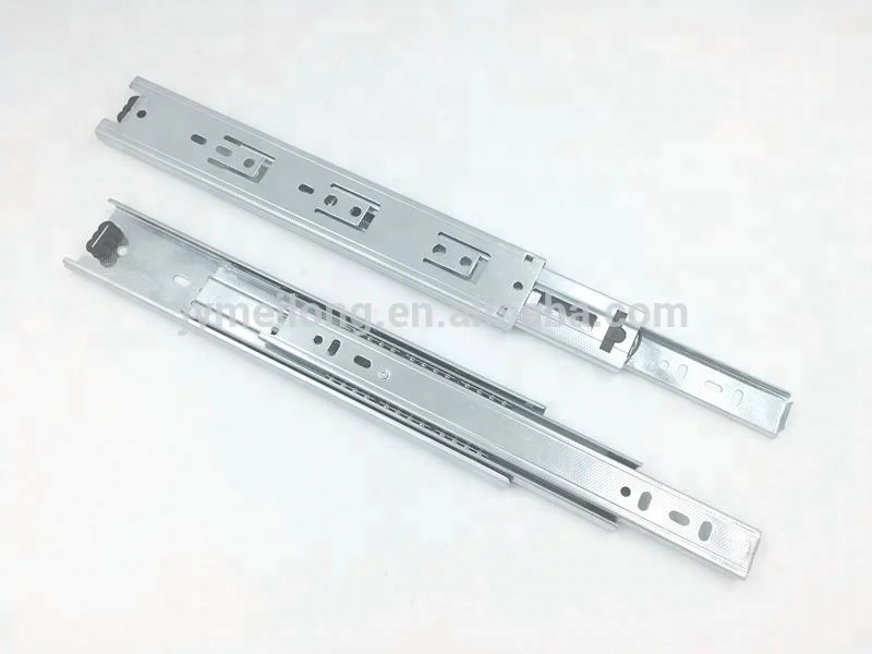 Full Extension Bearing Telescopic Drawer Slides/Furniture Hardware 3 Fold Full Extension Drawer Slides/Cabinet Drawer Rail