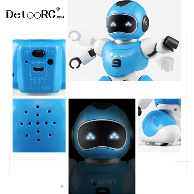 Detoo RC TOYS Children football playing robot with ball with gate remote control soccer robot toys for kids gift