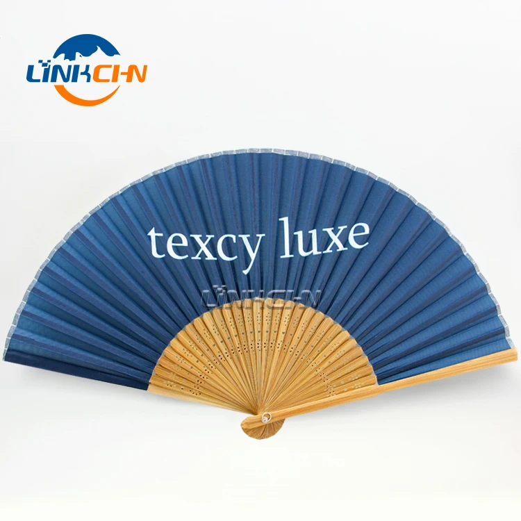 wholesale custom logo hand held fan for gifts